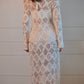 Vintage Handmade Crochet Gown