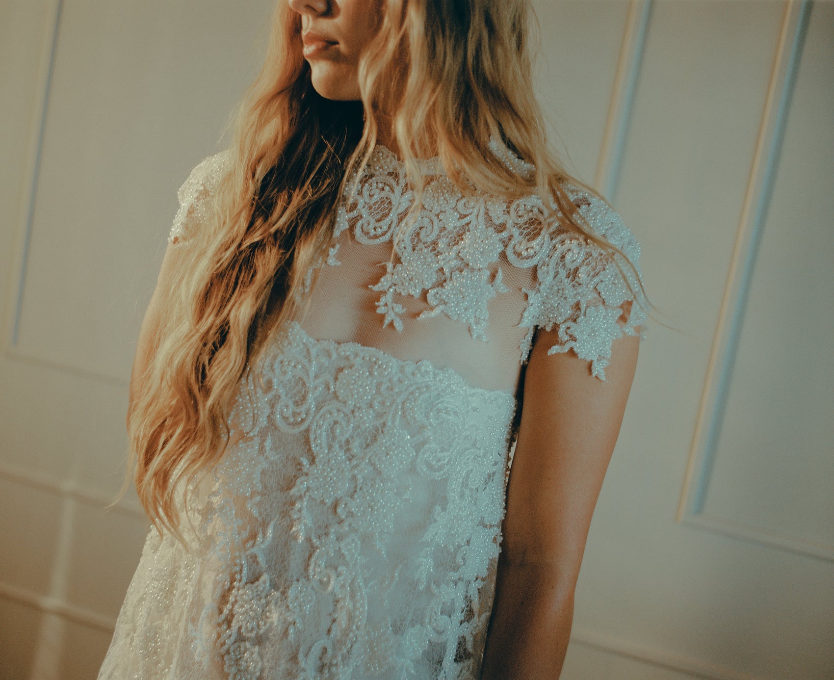 AMARA Beaded Wedding Gown