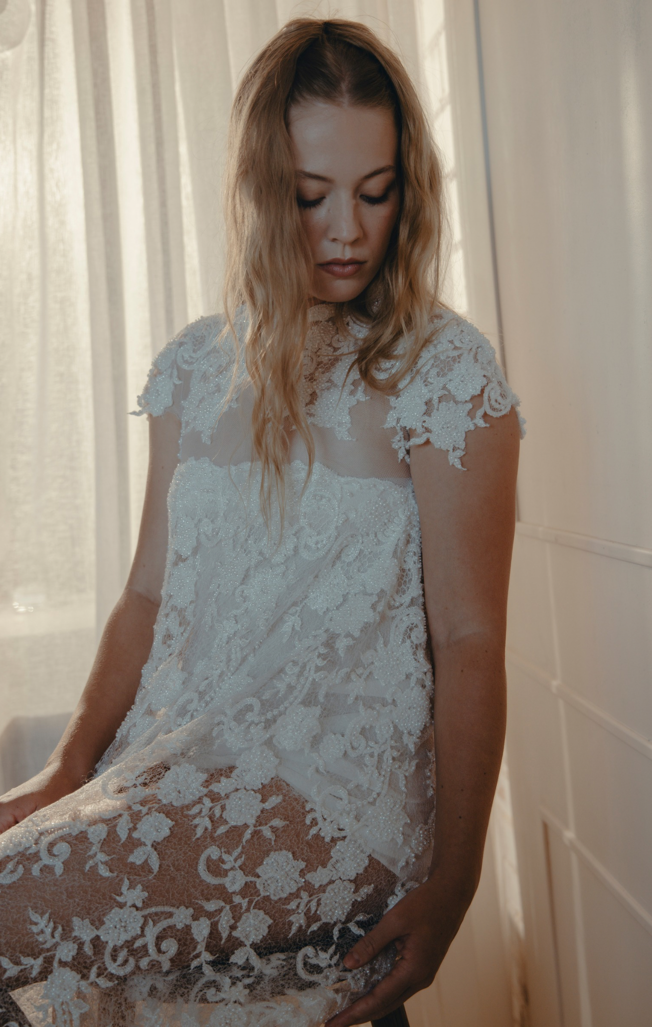 AMARA Beaded Wedding Gown