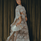 FIORE Floral Cotton Lace Gown