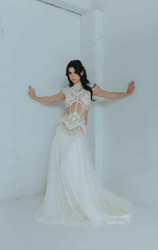 LUNA Alençon Lace Gown