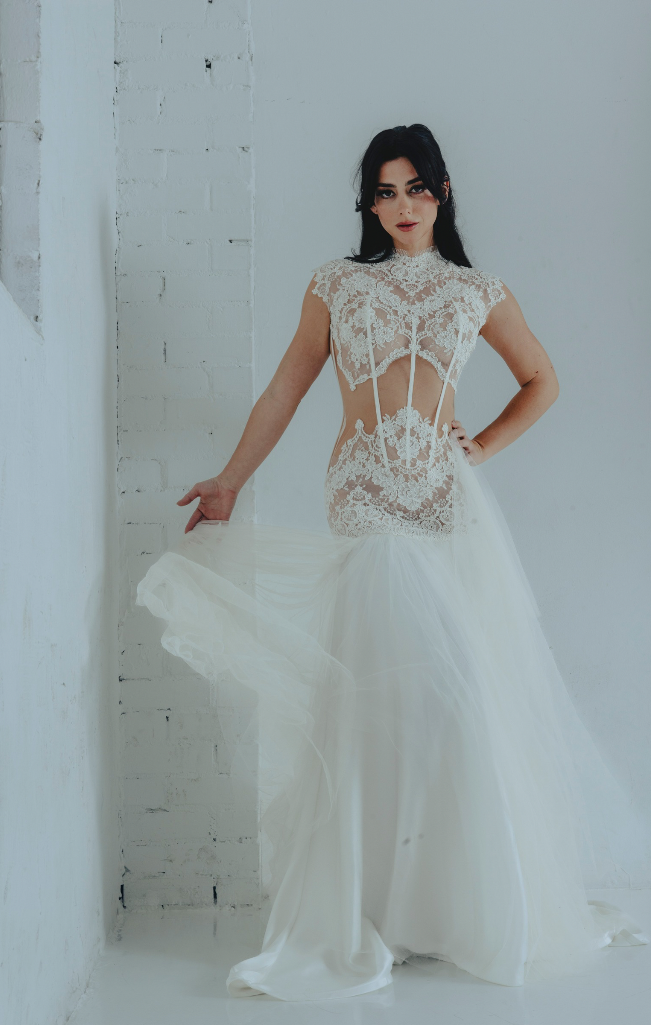 LUNA Alençon Lace Gown