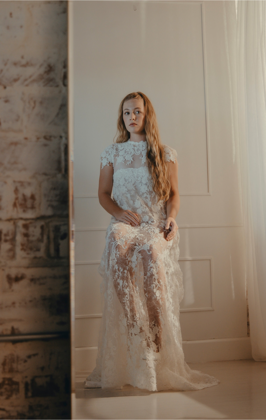 AMARA Beaded Wedding Gown